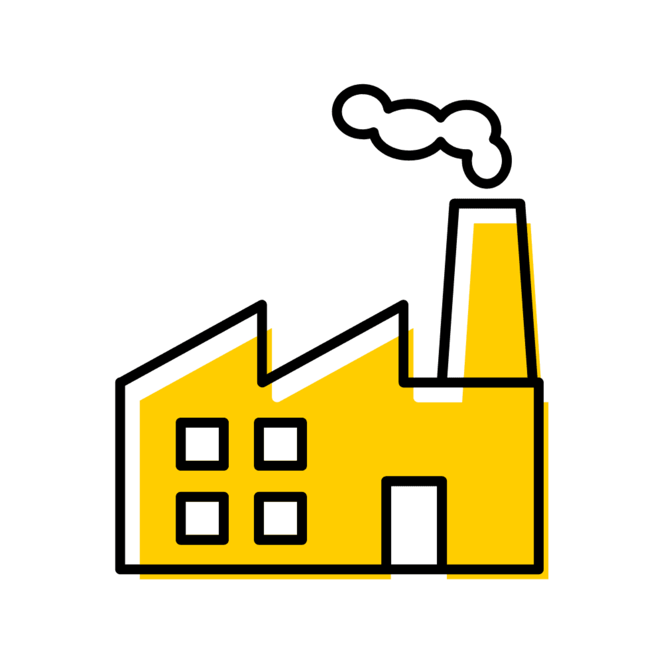 Manufacture building icon