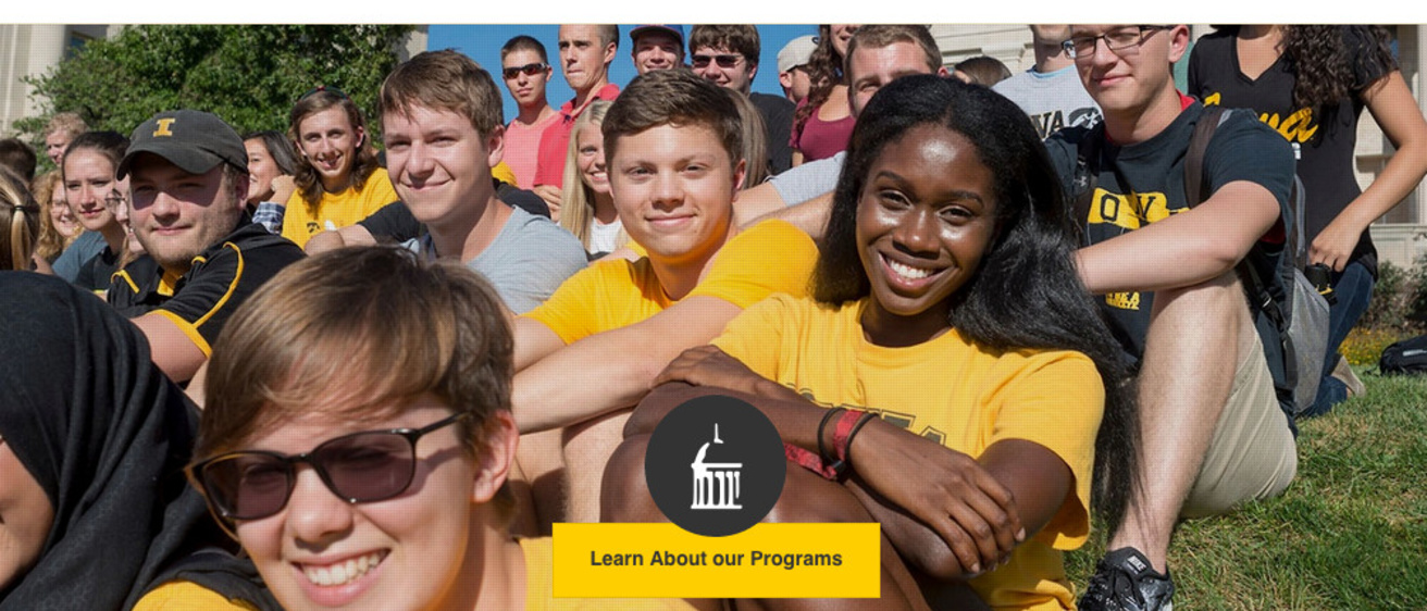 Screenshot of the College of Engineering website homepage