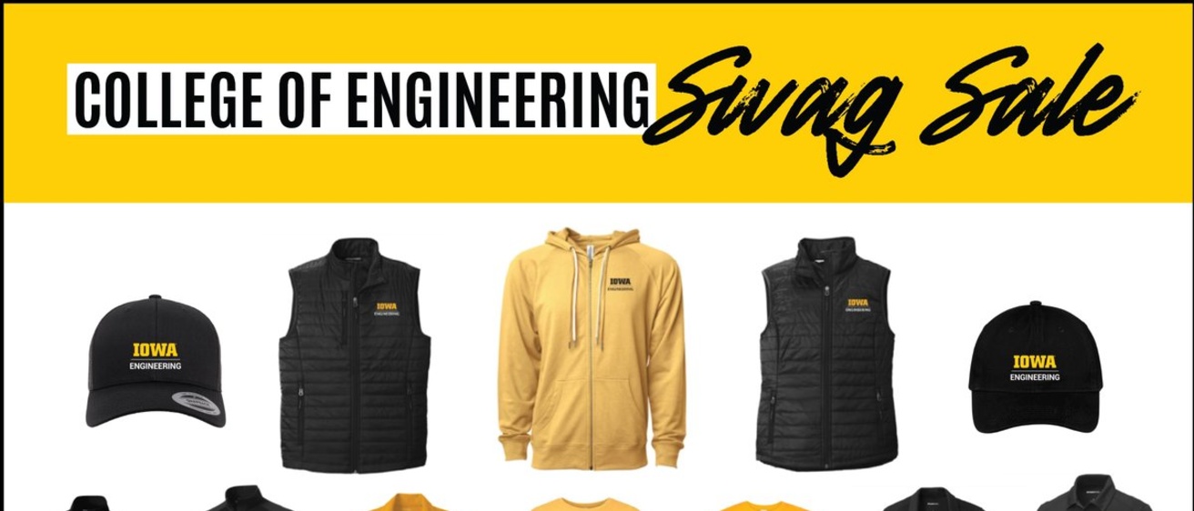 Screenshot of the College of Engineering online apparel store