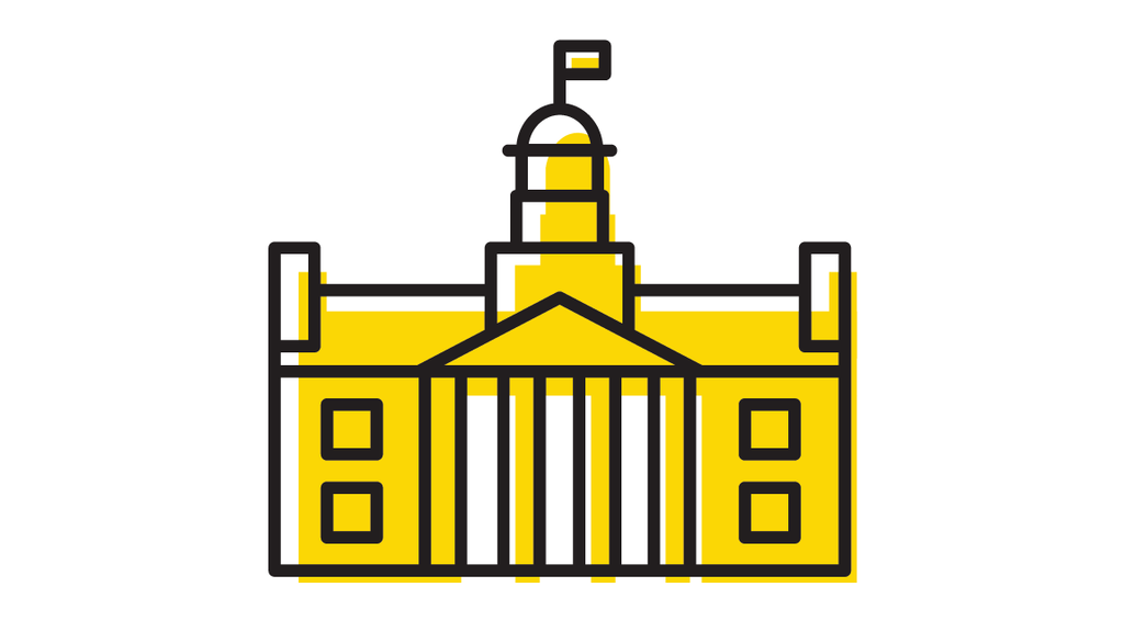 Old Capitol building icon